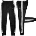 Adidas 3S Cuffed Pant Damen Jogginghose Trainingshose Sport Hose schwarz/weiß
