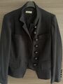 Toller Designer Blazer /Jacke von Rene Lezard Gr42 in dunkelblau