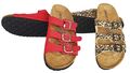 Damen Tieffußbett Pantoletten Comfort Sandalen Hausschuhe Gartenclog NEU