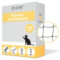 PiuPet® Katzennetz drahtverstärkt 4 x 3 m I für Balkon und Fenster