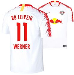 Trikot Nike RB Leipzig 2018-2019 Home - Werner 11 I Heim Red Bull