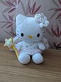 Ty Hello Kitty Weihnachten Fee Sanrio 25 cm weiches Plüschtier Teddyspielzeug mit Zauberstab