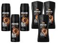 AXE Dark Temptation Duschgel Deo Set3x Showergel 3x Deospray Deodorant Bodyspray