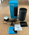 Amazon Echo Smart Lautsprecher 2. Generation Alexa verpackt anthrazit