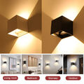 Cube 7W LED Außenleuchte mit Bewegungsmelder Wandleuchte Wandlampe Treppenhaus