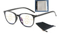 Gleitsichtbrille Lesebrille schwarz +1.0 +1.5 +2.0 +2.5 Dioptrien Anti-Blaulicht