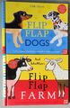 Zwei Flip Klappe Hunde & Bauernhof Kinderbücher Geschenk
