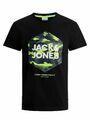 Jack & Jones Herren T-Shirt Rundhalsausschnitt Logo bedruckt Sommer Freizeit T-Shirt Top 