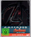 AVENGERS AGE OF ULTRON 3D & 2D 2-DISC BLU-RAY STEELBOOK NEU & OVP SEALED