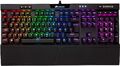 Corsair K70 RGB MK.2 Mechanische Gaming Tastatur Cherry MX Blue QWERTZ schwarz