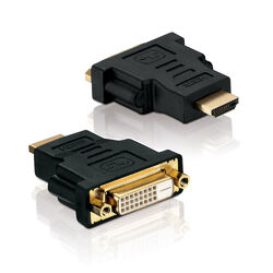 Adapter DVI-D Buchse (24+1) auf HDMI Stecker (19 pin)