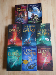 Fantasy-Buchpaket (Die Elfen, Die Zwerge etc.)