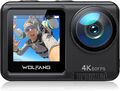 WOLFANG GA420 Action Cam 4K 60FPS Unterwasserkamera WiFi Helmkamera NEU