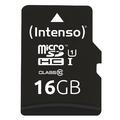 Intenso microSD 16GB UHS-I Premium Speicherkarte inkl. SD-Adapter Datenspeicher