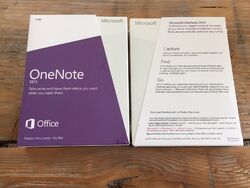 Microsoft OneNote 2013, Product Key Card / PKC / Euro mit MwSt-Rechnung