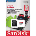 SanDisk Ultra 32GB Class 10 MicroSDHC Speicherkarte - SDSQUA4-032G-GN6MA