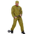 Schwerverbrecher Outfit M 50 Verbrecher Häftlingskleidung JGA Sträfling Kostüm