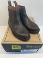 AIGLE shetland Zip Boots Chelsea Stiefeletten Kinder Gr. 30 Braun Lederstiefel