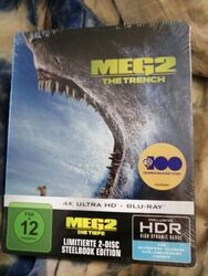 Meg 2: Die Tiefe (Jason Statham) 4k Ultra HD Steelbook # UHD+BLU-RAY-NEU