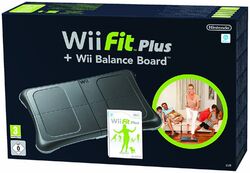 Nintendo Wii Fit Plus inkl. Balance Board - Schwarz
