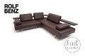 Rolf Benz Dono Garnitur Couch Sofa Eckcouch Ecksofa Leder Dono braun