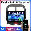 Car Autoradio Für Mitsubishi ASX Android Navi GPS DAB+ USB 2010-2016 4+64GB RDS