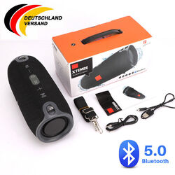 40W Tragbarer Bluetooth Lautsprecher Stereo Subwoofer Musikbox Radio SD USB Neu