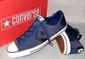 Converse 164001C STAR PLAYER OX Canvas Leder Schuhe Sneaker Boots 46,5 48 DkBlau