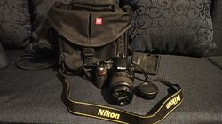 Nikon D3200 Mit Zubehör Kamera Objektiv Tasche Etc
