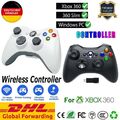 Neu Microsoft Xbox 360 Controller Gamepad Wireless Kabellos PC Windows 11/10/8/7