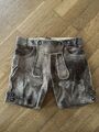 Hochwertige Trachtenkini Wildbock Kinder Trachtenlederhose Lederhose Gr. 176