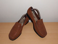 RIEKER Antistress VELOURS-Leder SCHUHE Slipper MOKASSIN Braun Gr. 6/6,5 39/39,5