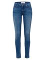 Cross Jeans Damen Jeans ALAN - Skinny Fit - Blau - Blue Denim W28-W34 Stretch