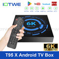 T95 Smart TV BOX 4GB+128GB Android 12.0 Quad Core 5G WIFI Netzwerk Media Player