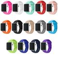 Armband für Apple Watch 38/40/41mm Sport Silikon Band Series 9/8/7/6/SE/5/4/3/2