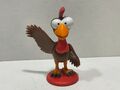 Das Moorhuhn Computerspiel Kult Figur ca. 6,0 cm 90er Jahre Vintage rot winkend