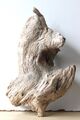 Treibholz Schwemmholz Driftwood  1 knorrige   Skulptur Basteln Dekoration 34 cm