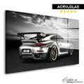 Acrylglasbild Porsche GT2 RS Wandbild Auto Bilder Wohnzimmer Büro Wanddeko