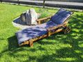 Gartenliege Holz massiv