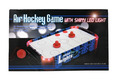 Relaxdays 10024098 Airhockey Tischspiel, Profi Lufthockey mit LED-Beleuchtung *A