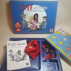 Cafe International Brettspiel Gesellschaftsspiel vollständig Mattel Vintage 1988