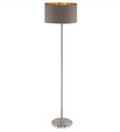 Eglo Maserlo Stehlampe, E27, IP20, cappuccino/gold (95172)