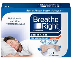 Besser Atmen Nasenstrips 10 Stück / 30 Stück Normal / Groß / Breathe Right