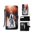 Wigento Handyhülle Für Samsung Galaxy S22 Plus 5G Kunstleder Handy Tasche Book Motiv 7 Schutz Hülle Case Cover Etui Neu