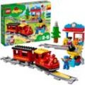 LEGO® Konstruktionsspielsteine Dampfeisenbahn (10874), LEGO® DUPLO® Town, (59 St), bunt
