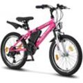 Licorne Bike Guide Premium Mountainbike in 20, 24 und 26 Zoll - Fahrrad für Mädchen, Jungen, Herren und Damen - Shimano 21 Gang-Schaltung, Kinderfahrrad, Kinder