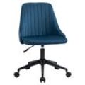 Vinsetto Bürostuhl ergonomisch geformt, high-end gaslift Blau 50 x 58 x 77-85 cm (BxTxH)