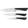 Tefal Messer-Set »K267S3 Jamie Oliver« (Set, 3-tlg), Kochmesser, Universalmesser, Schälmesser, hohe Schneideleistung, unverwechselbares Design, widerstandsfähige Klingen, schwarz