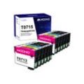 MOOHO für EPSON T0715 T0711 Stylus SX218 SX400 SX200 SX100 Tintenpatrone (0-tlg)