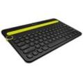 Logitech Bluetooth Multi-Device Keyboard K480 Tablet-Tastatur schwarz geeignet für Computer, Smartphone, Tablet